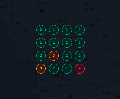 Resultat av lokal SEO och Google Maps optimering i Skåne som visar en ökning av synlighet för lokala företag
