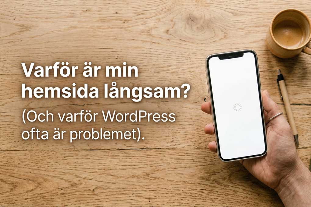 Graf som visar hur en långsam WordPress-sida tappar besökare jämfört med en snabb Jamstack-sida