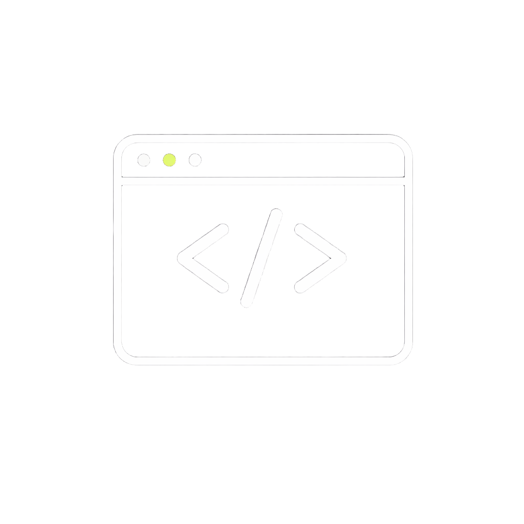 Ikon för modern webbutveckling och responsiv design